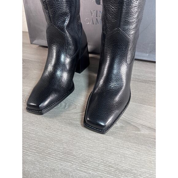 Vince Camuto Womens's Sangeti2 8M Wide Calf Knee-High Boots Leather- NIB - Picture 4 of 8